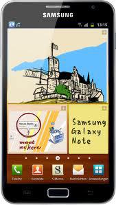 Смартфон Samsung Galaxy Note GT-N7000 Blue - Гусь-Хрустальный